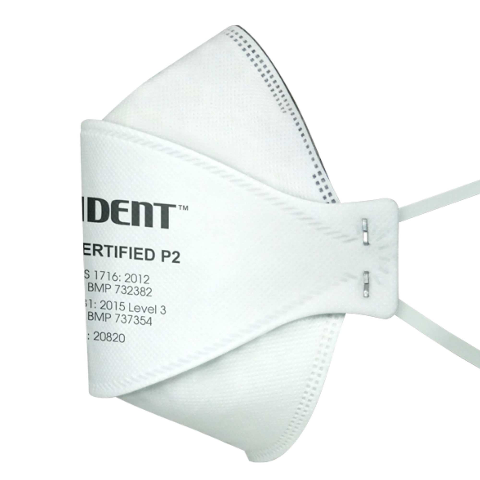 Trident Flat Fold P2 Level 3 Respirator 2Extra Large Surgical Facemasks & Respirators