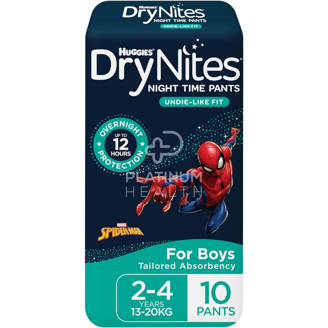 Huggies Drynites Pyjama Pants Boys Conv Size 2-4 Years