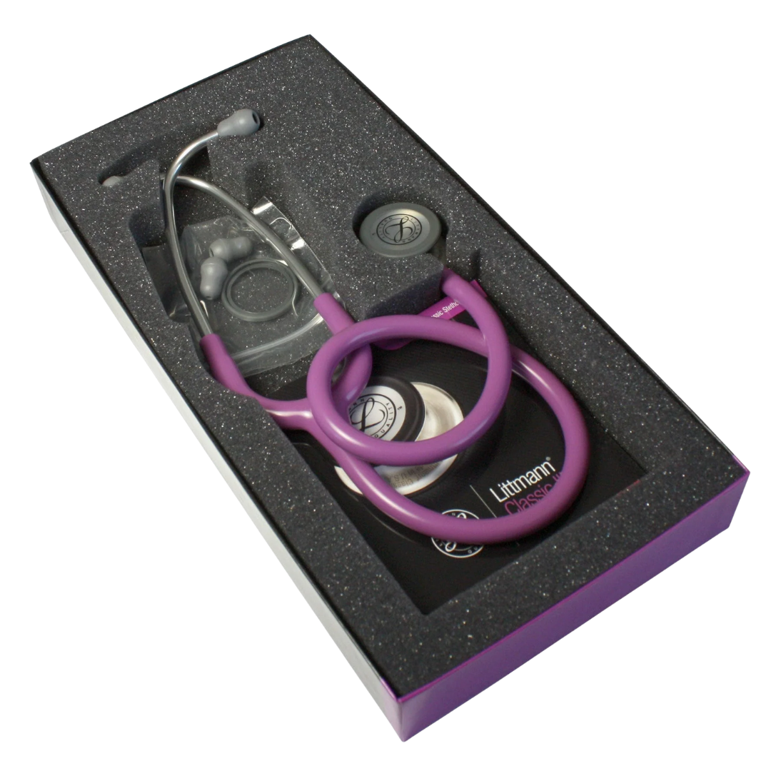 3M Littmann Classic III Stethoscope in Lavender with dual diaphragm and high acoustic performance, perfect for healthcare professionals.
