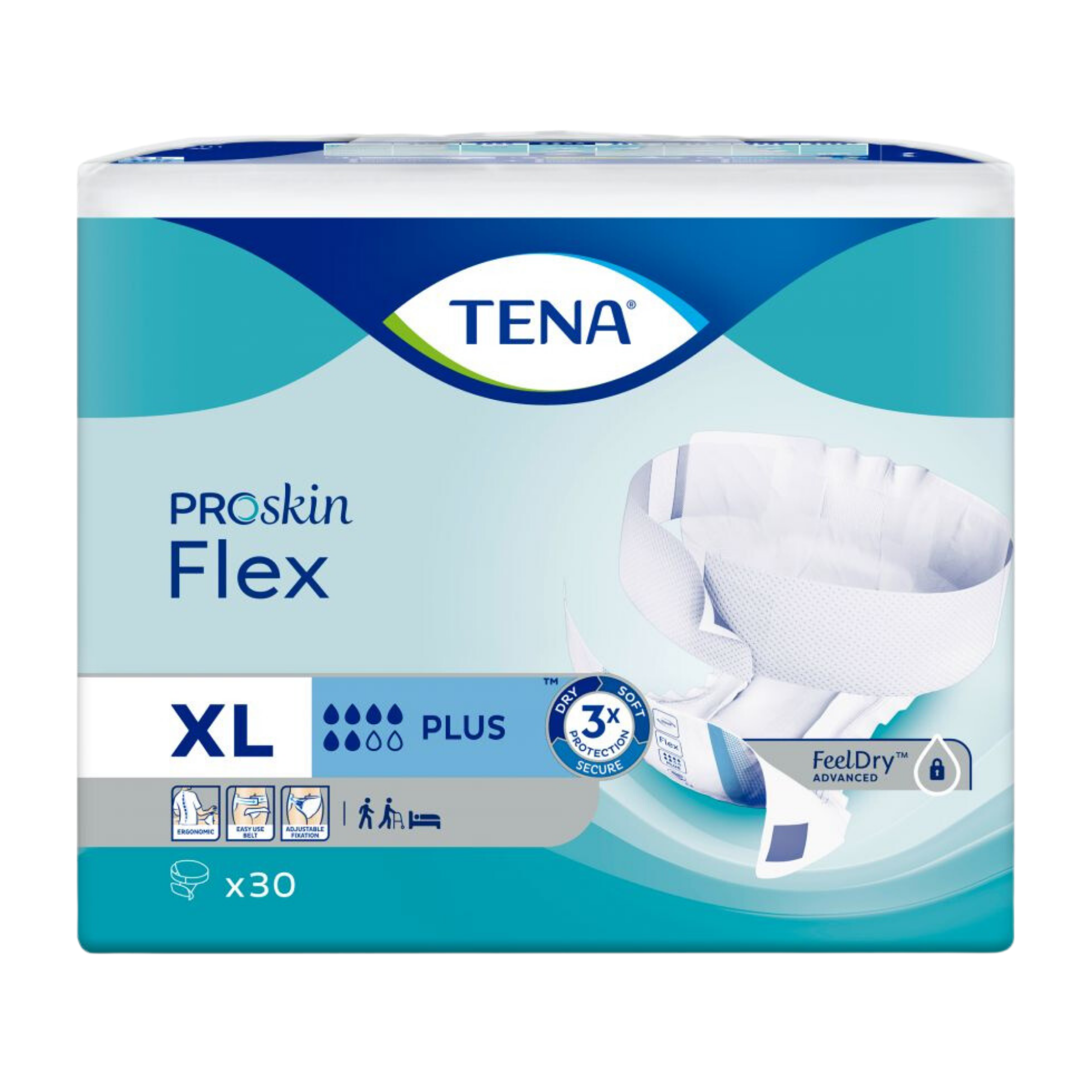 Tena Flex Proskin Plus Extra Large Disposable Pads Pants & Liners