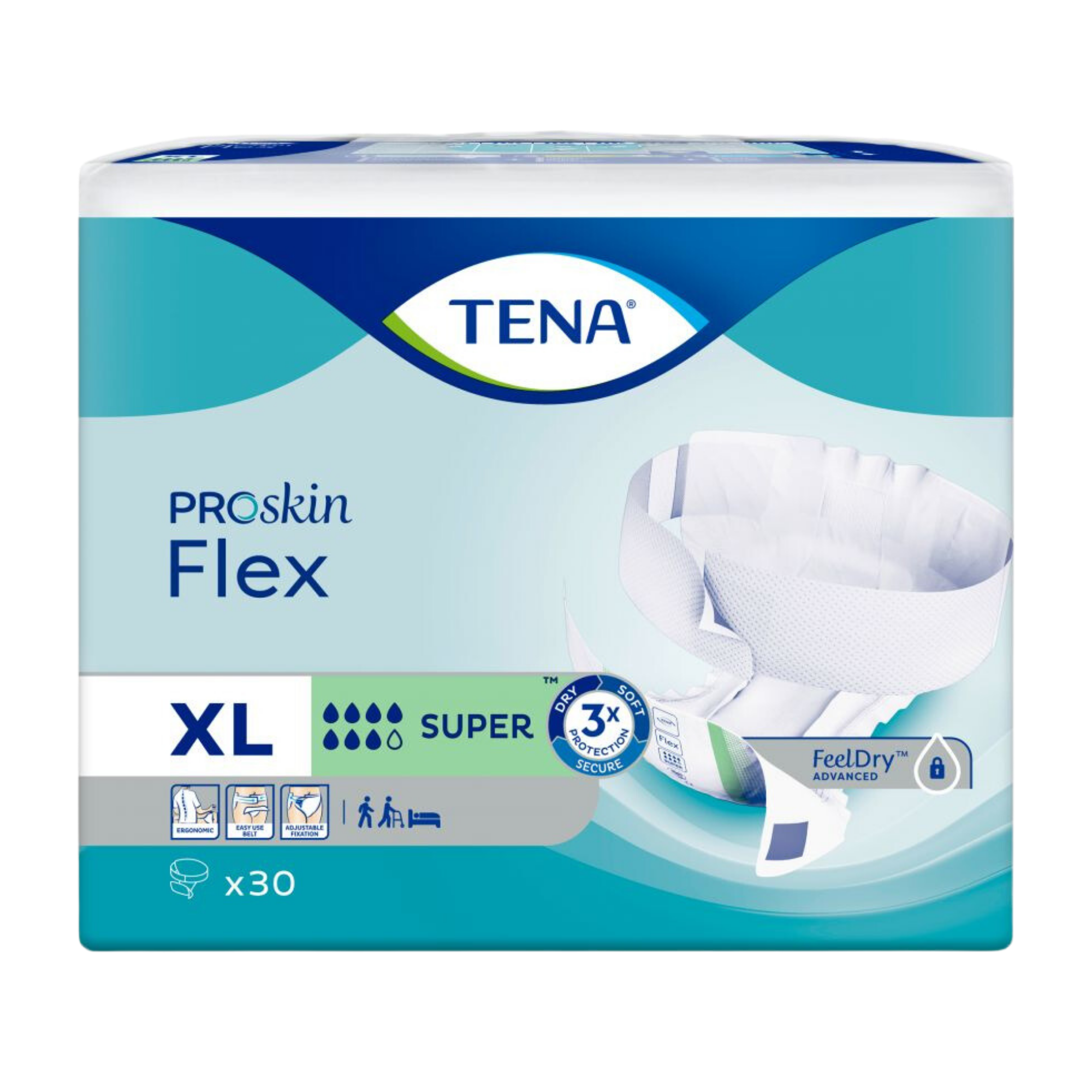 Tena Flex Proskin Super Xl Disposable Pads Pants & Liners