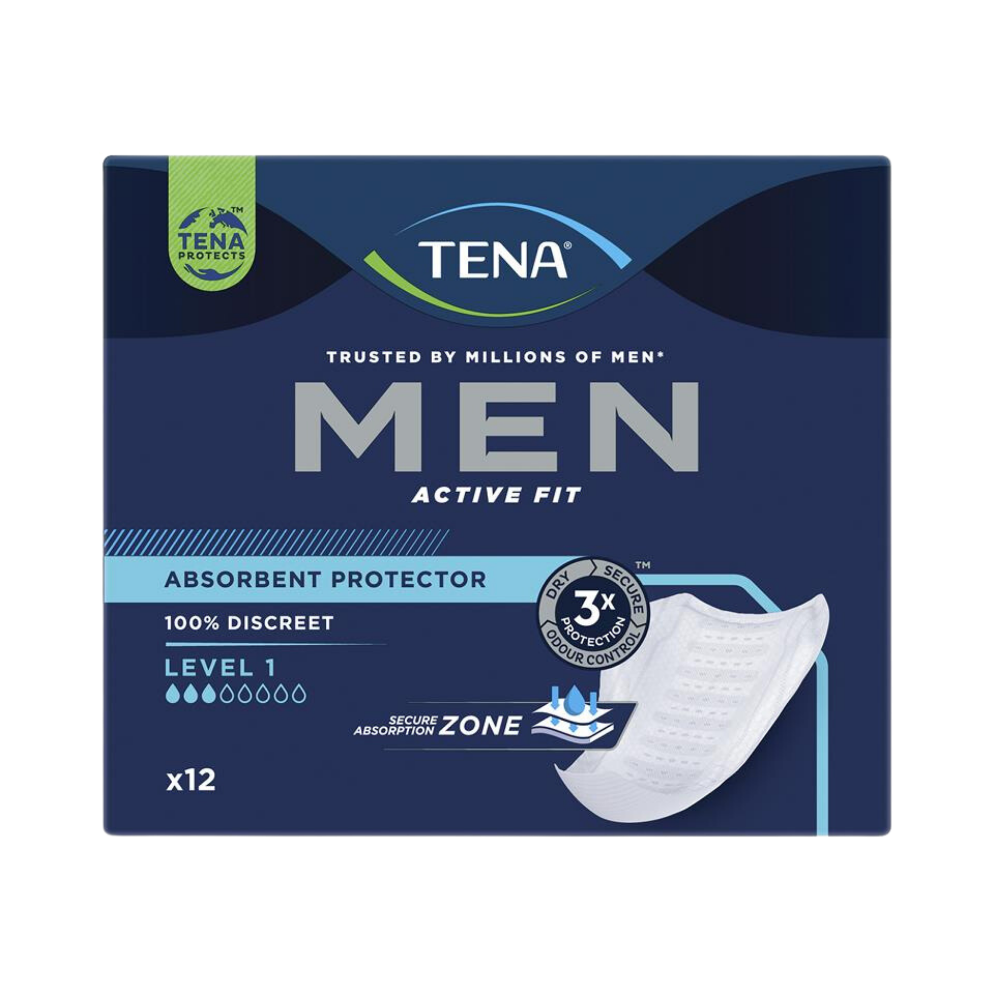 Tena Men Active Fit Absorbent Protector Level 1