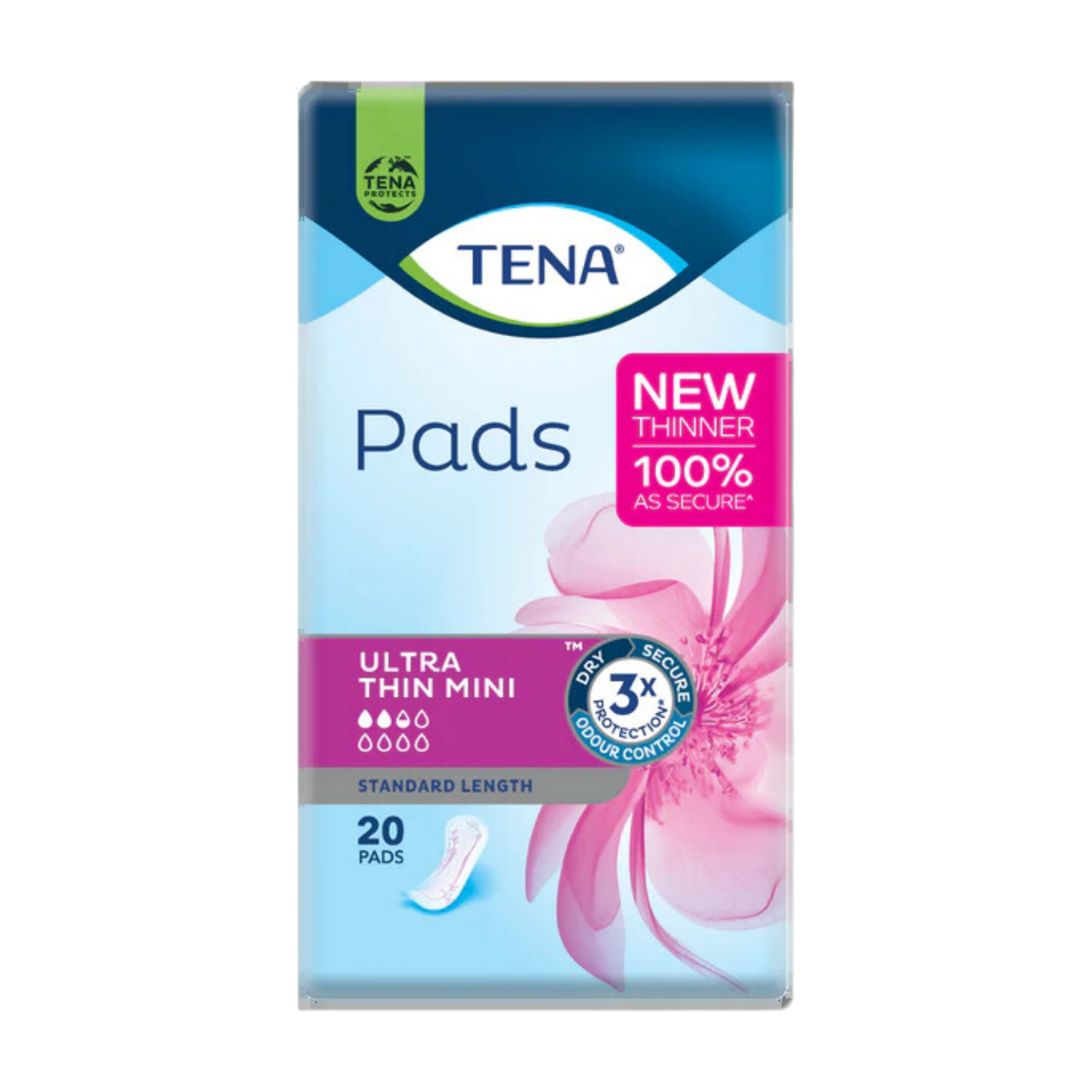 Tena Pads Ultra Thin Mini Standard Length Disposable Pants & Liners