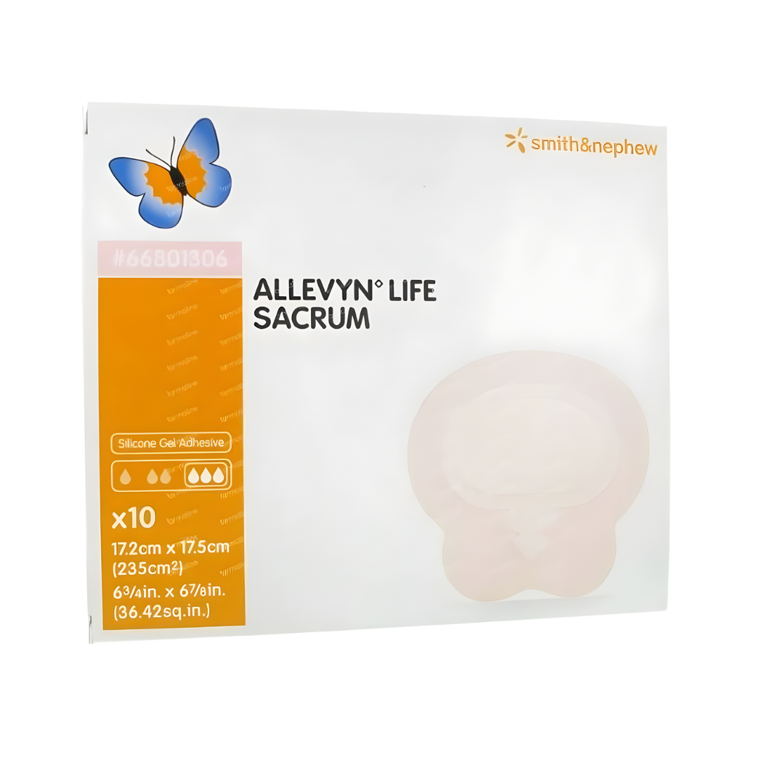 ALLEVYN Life Foam Sacrum Dressing – Anatomical silicone adhesive dressing for sacral wounds