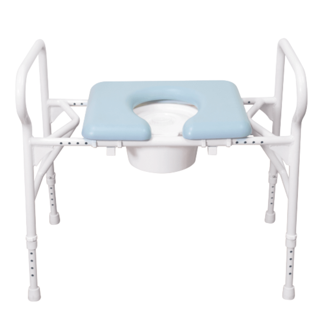 Aspire Over Toilet Aid Maxi Adjustable – Extra-wide toilet aid with adjustable height and non-slip feet