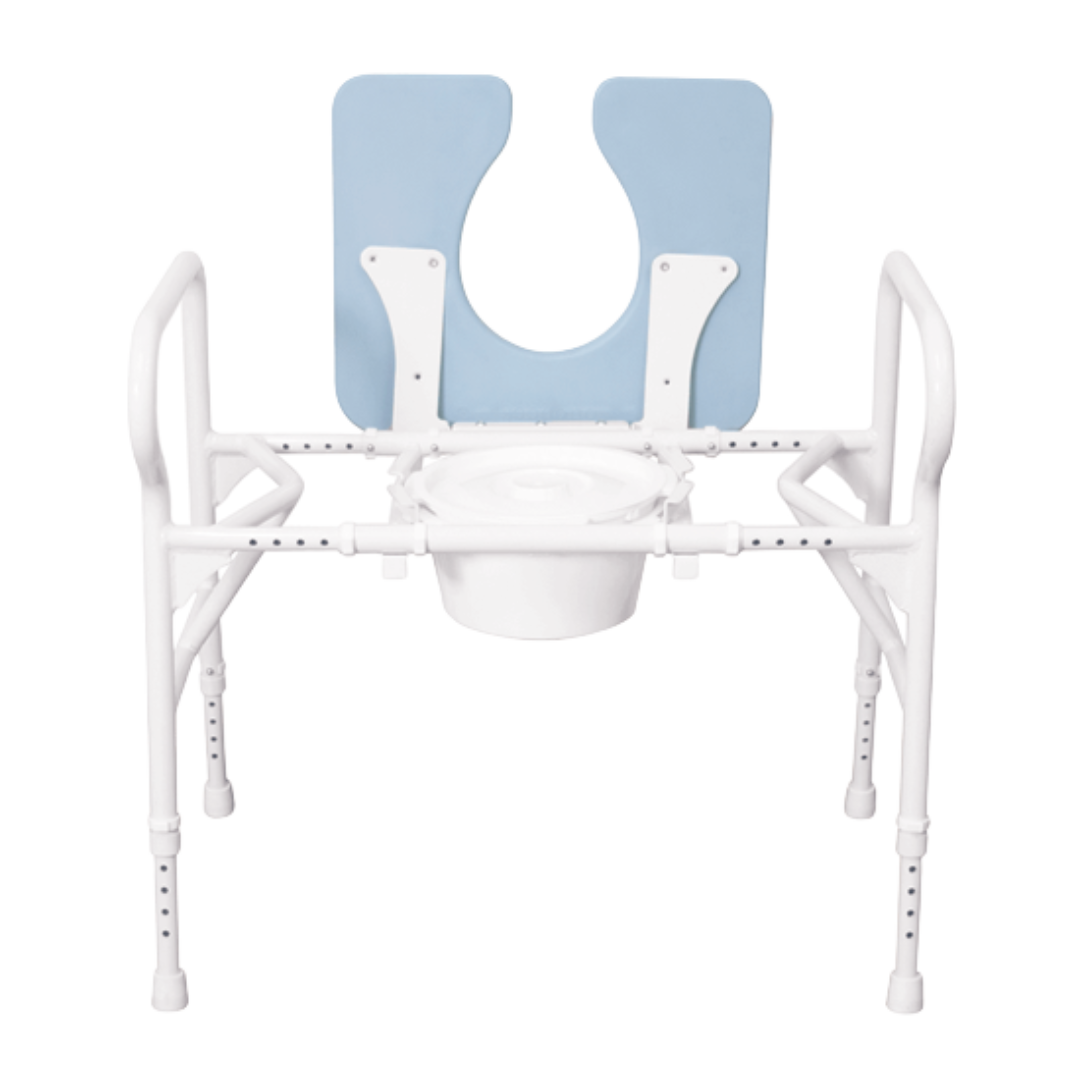 Aspire Over Toilet Aid Maxi Adjustable – Extra-wide toilet aid with adjustable height and non-slip feet
