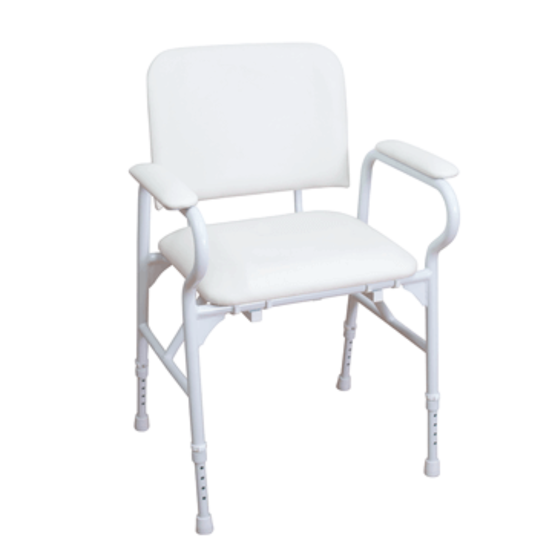 Aspire Shower Chair Maxi Adjustable – Extra-wide shower chair with adjustable height and non-slip feet