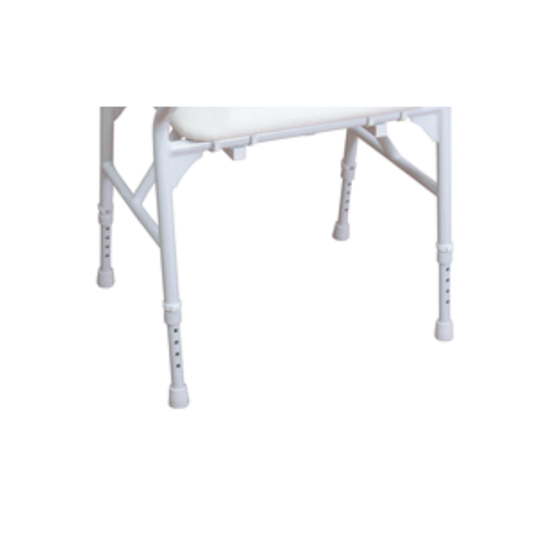 Aspire Shower Chair Maxi Adjustable – Extra-wide shower chair with adjustable height and non-slip feet