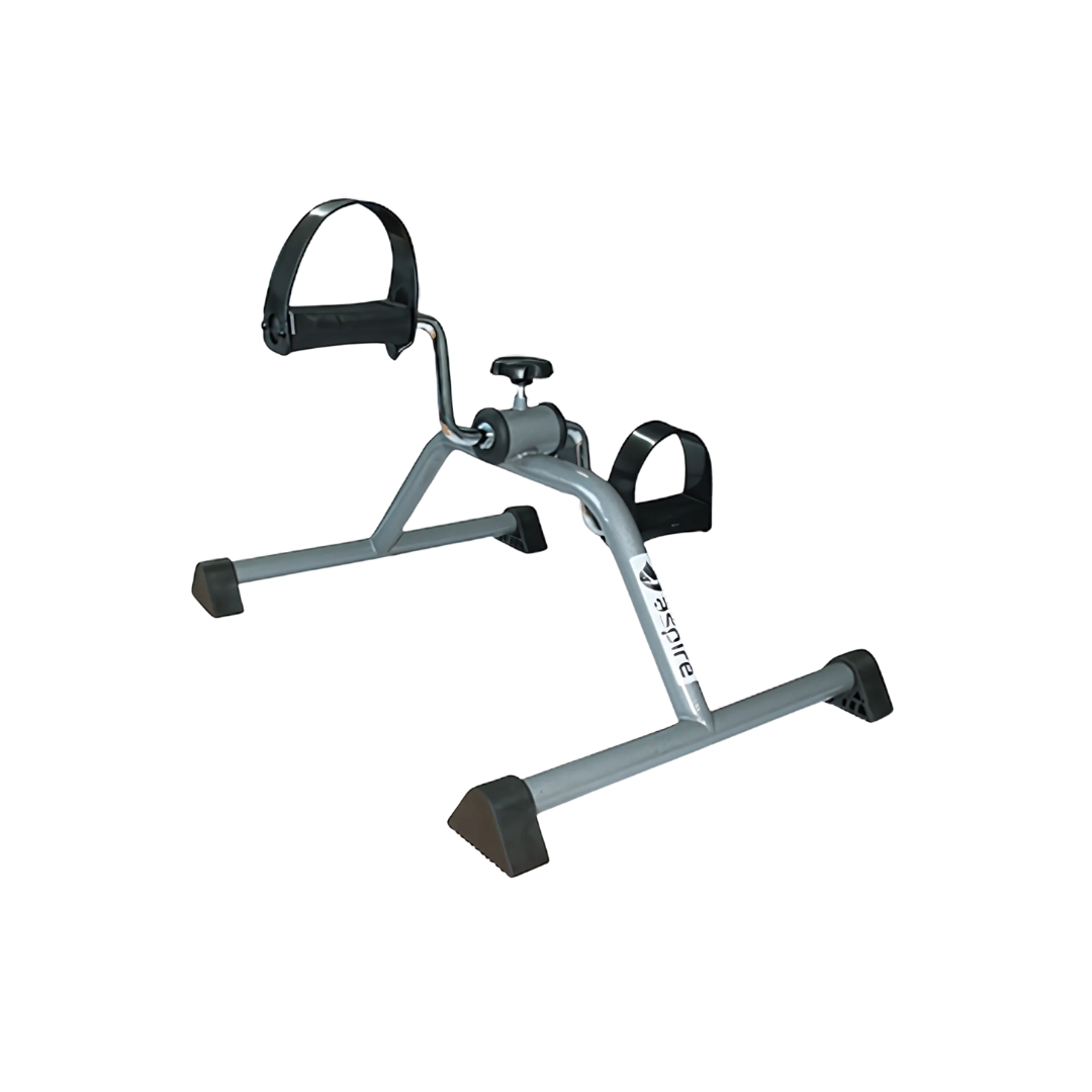 Aspire Pedal Exerciser – compact, portable rehabilitation equipment for arm and leg workouts with adjustable resistance and optional digital display.