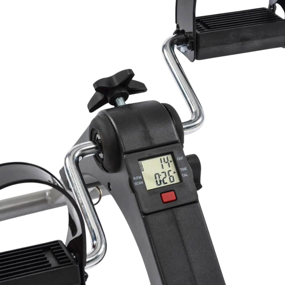 Aspire Pedal Exerciser – compact, portable rehabilitation equipment for arm and leg workouts with adjustable resistance and optional digital display.