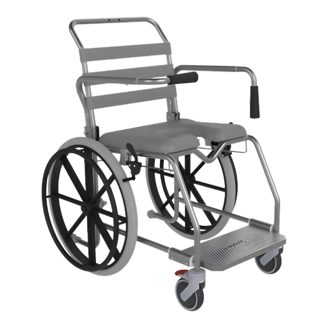 Aspire 460mm Weight Bearing Platform Shower Commode - Self Propelled