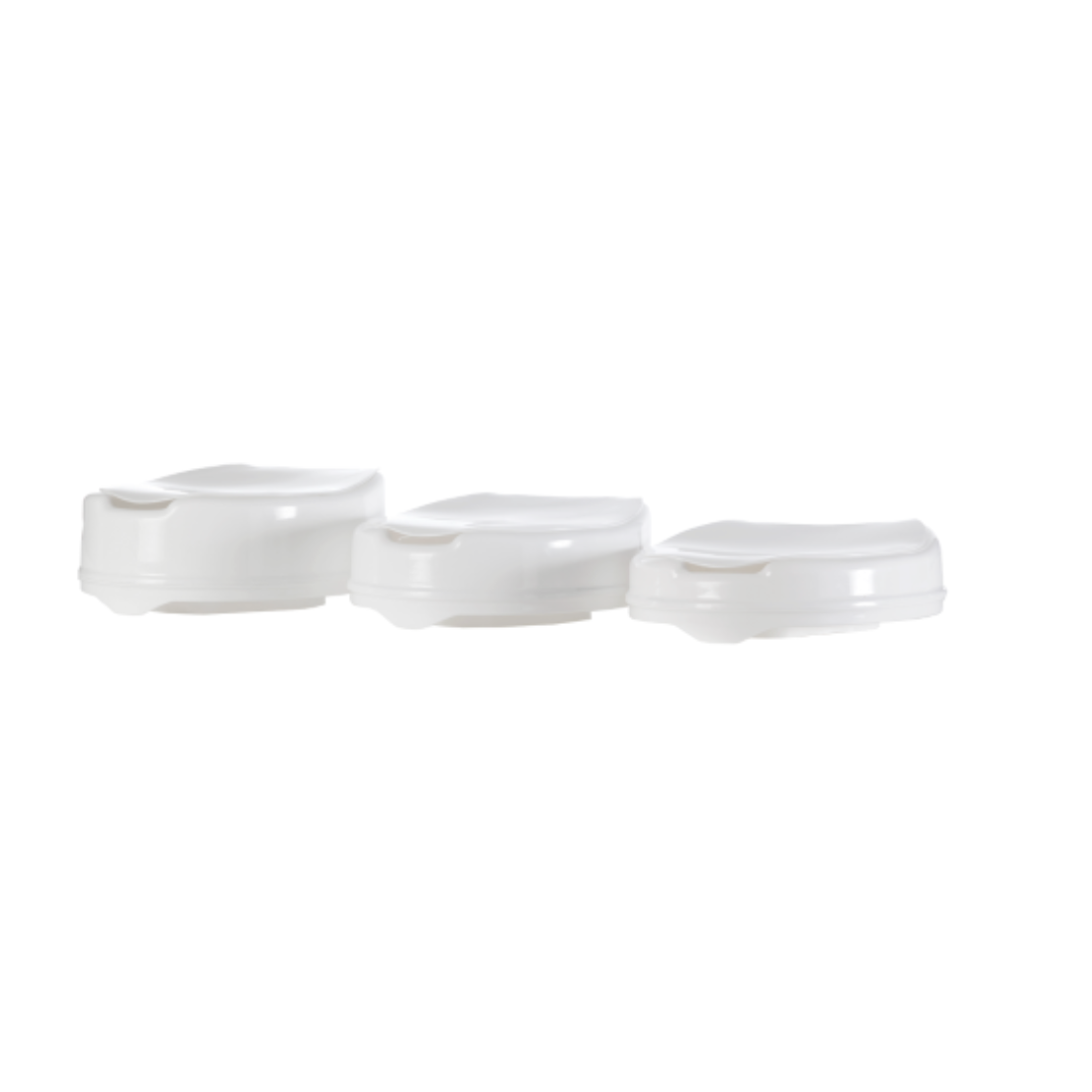 Aspire Toilet Seat Raiser with Lid 50mm/100mm/150mm Height Options 200kg Capacity Universal Fit