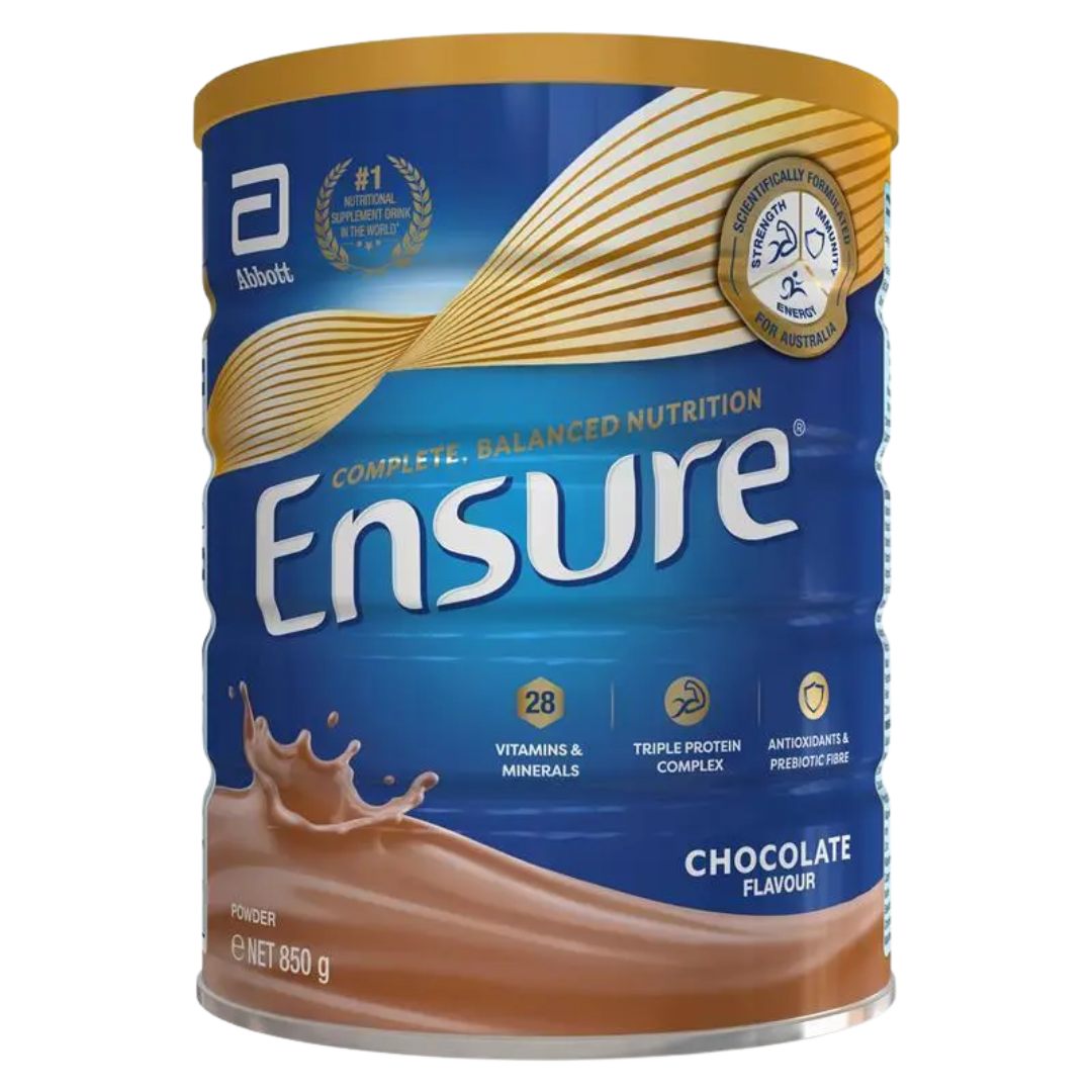 Ensure Powder 850g tin – complete adult nutrition formula for strength, immunity, and recovery