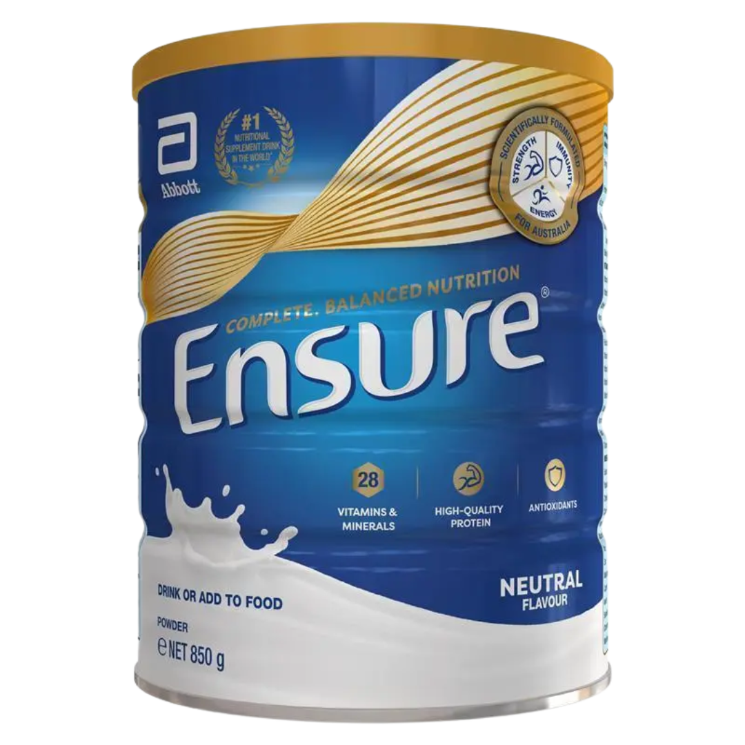 Ensure Powder 850g tin – complete adult nutrition formula for strength, immunity, and recovery