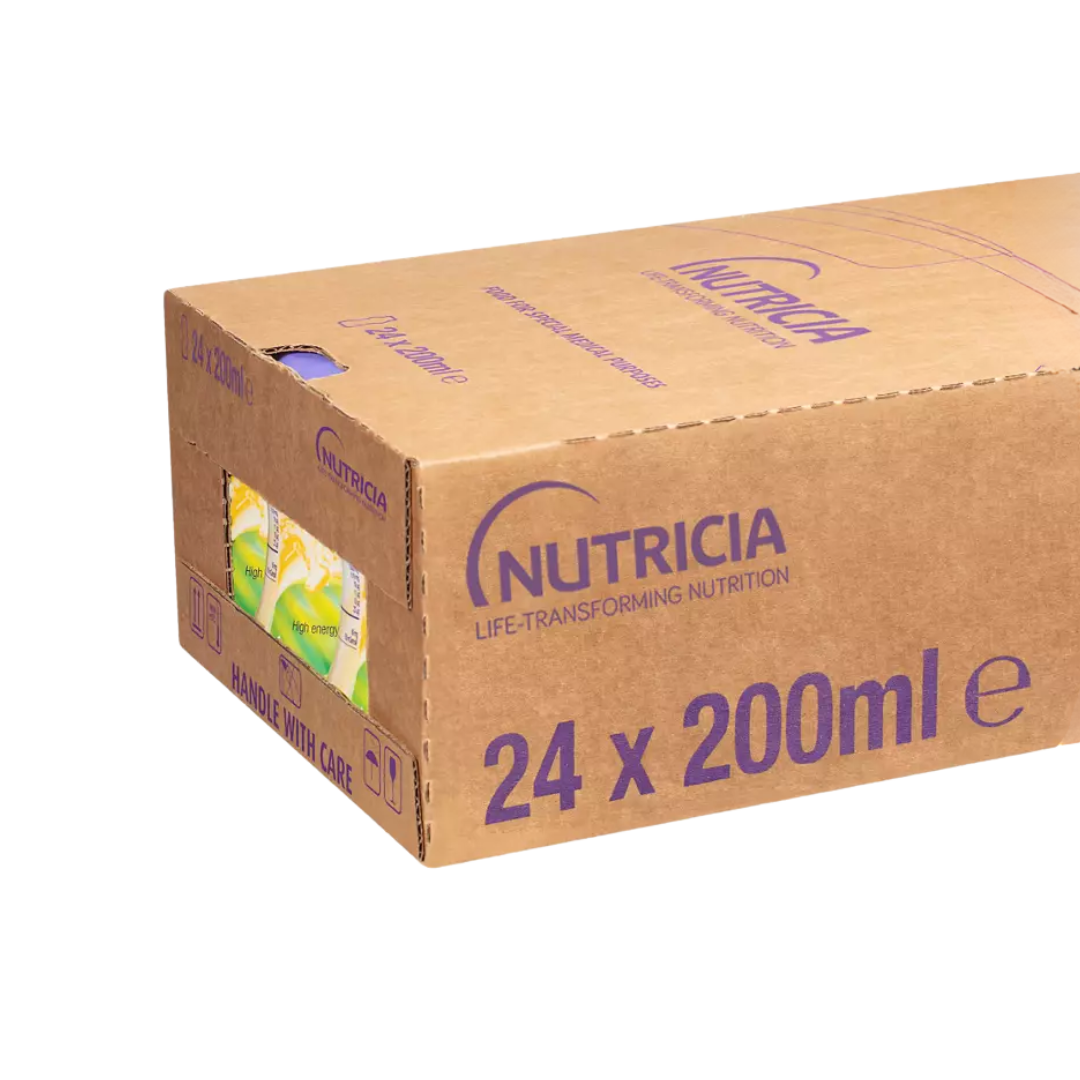Fortijuce Tropical 200ml bottle – high-energy, lactose-free fruit nutrition drink for dietary support.