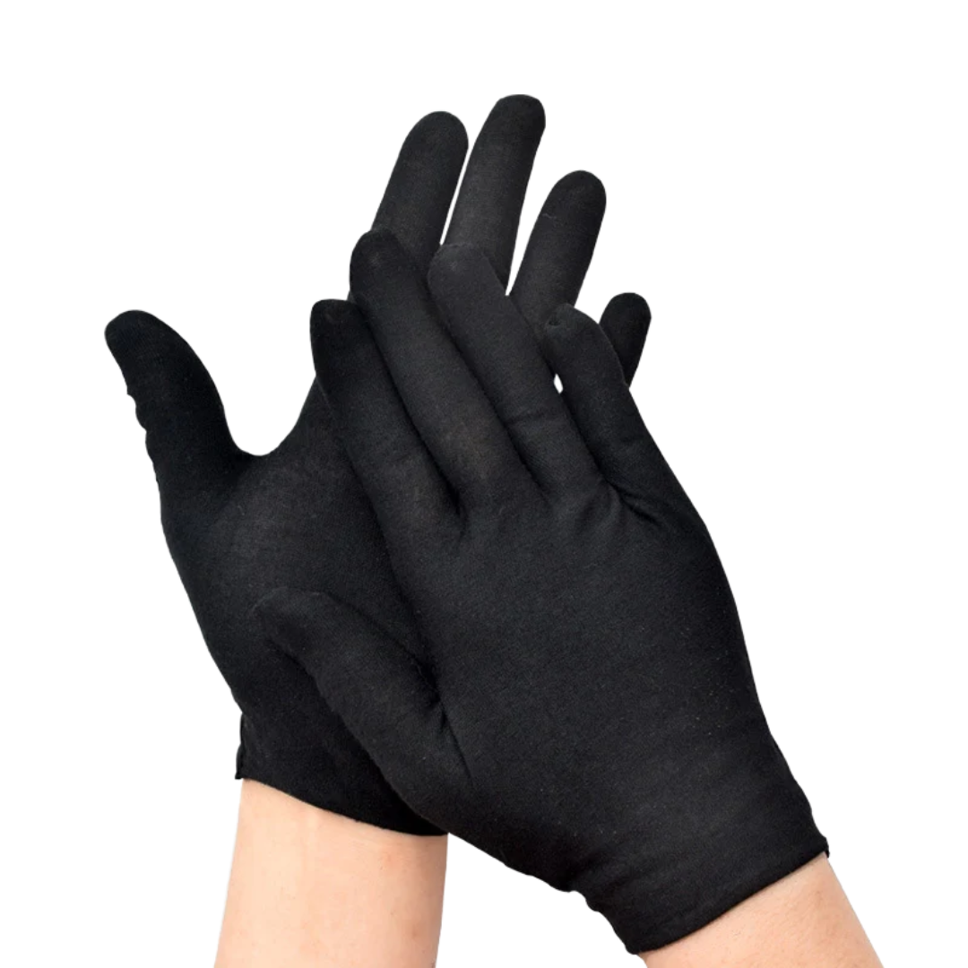 Black industrial nitrile gloves – powder-free, heavy-duty 5.5g disposable gloves for chemical and puncture resistance.