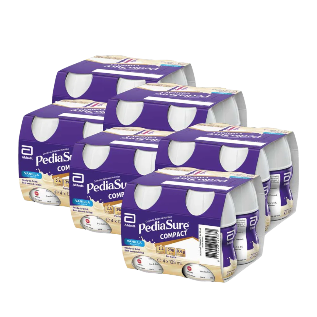 Pediasure Ready To Drink Vanilla 125ml – compact nutritional drink for kids, ideal for fussy eaters and on-the-go support.
