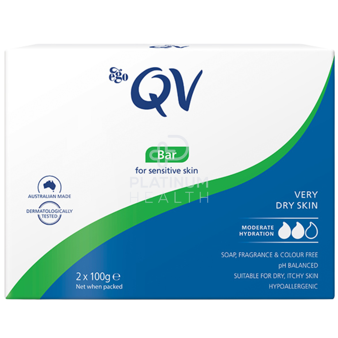 QV Cleansing 2 x 100g Bar