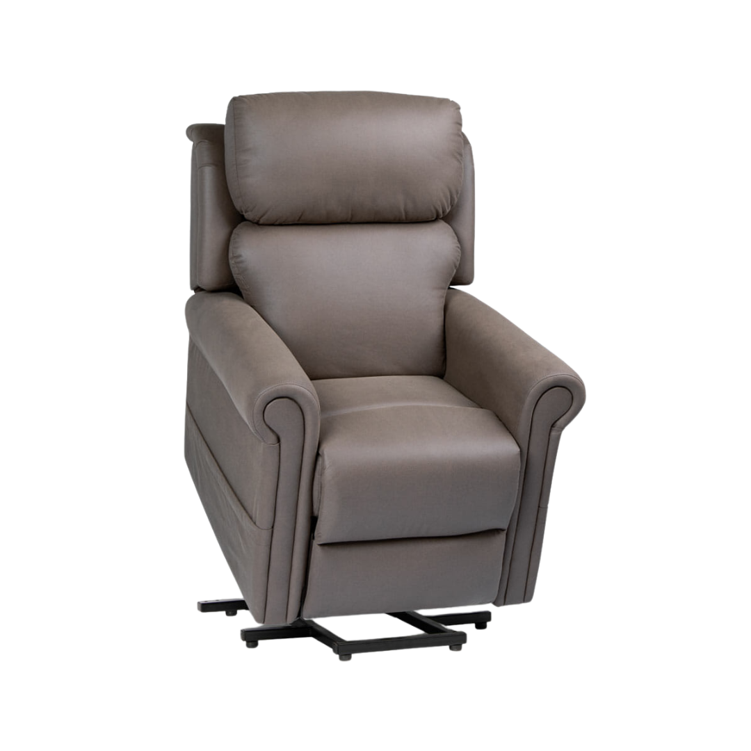 Royale Medical Chadwick Soft Touch Fabric Mini Lift Chair – compact electric lift chair for petite users in a cosy, breathable fabric finish.