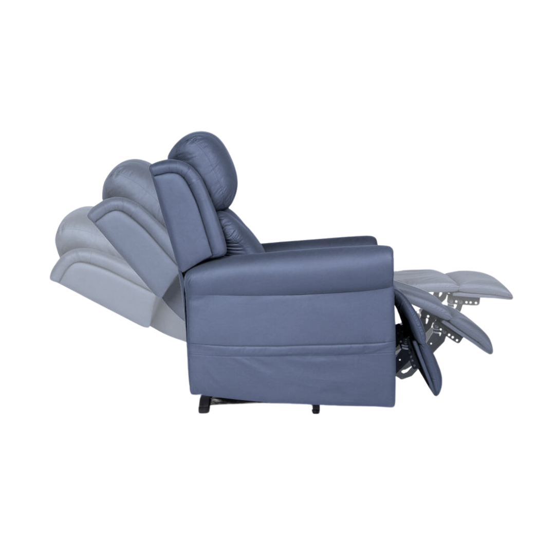 Royale Medical Chadwick Soft Touch Fabric Mini Lift Chair – compact electric lift chair for petite users in a cosy, breathable fabric finish.