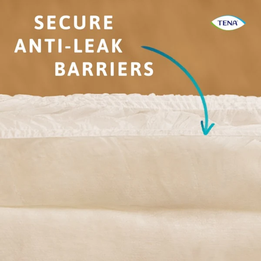 TENA Pants ProSkin Super Medium – high-absorbency pull-up incontinence pants for moderate to heavy leakage, designed for comfort and skin health.