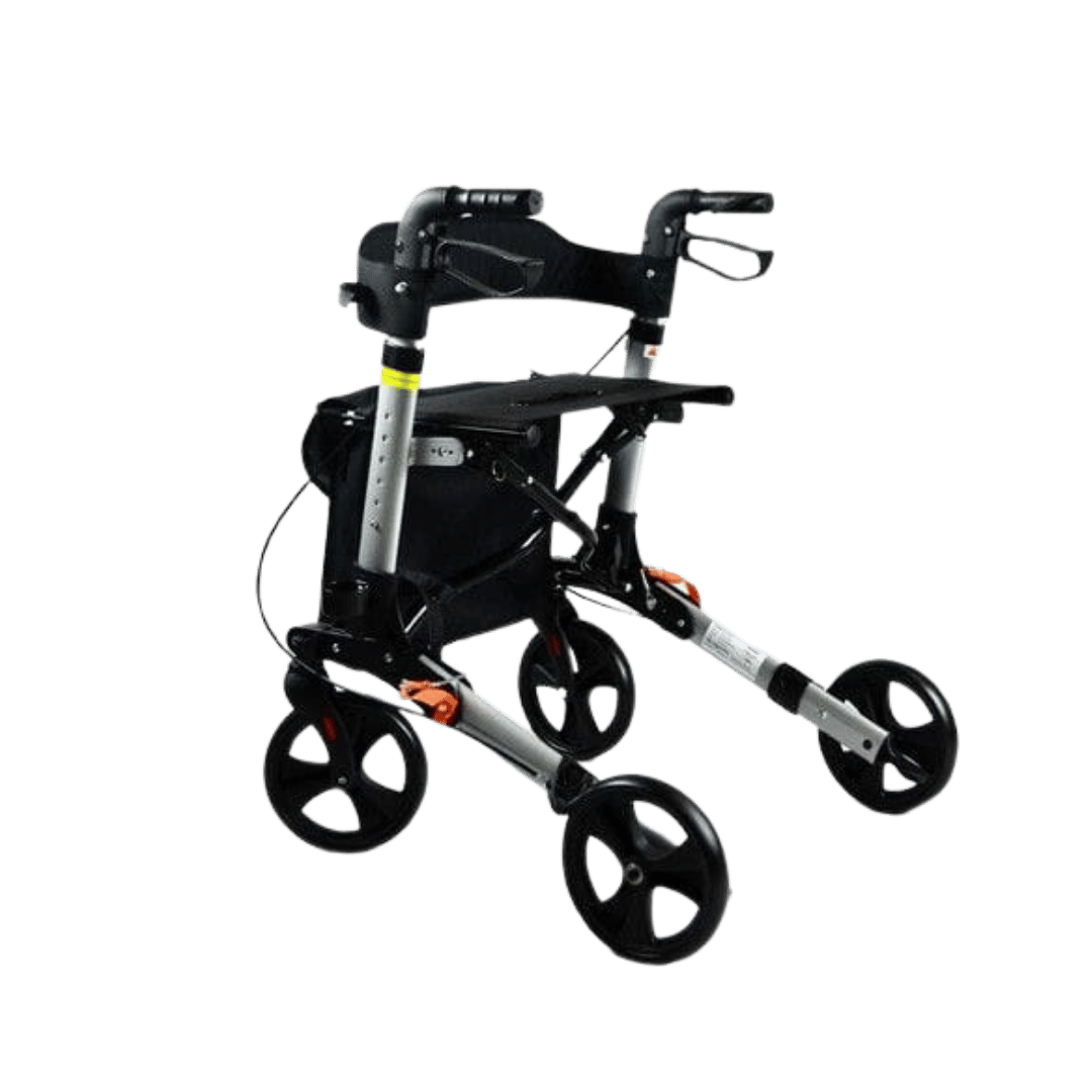 Travel_Lite_Portable_Outdoor_Seat_Walker_with_Seat_and_Bag_Crutch_Holder_Silver
