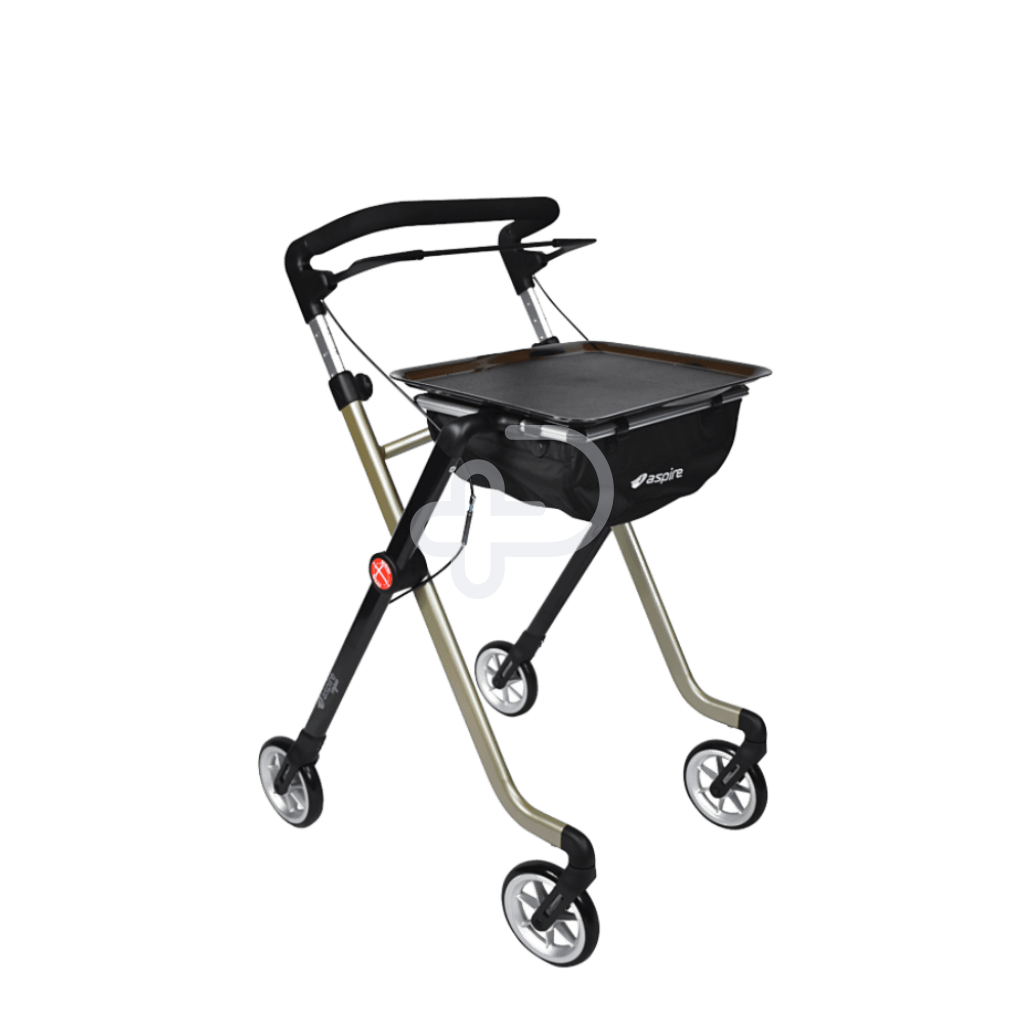 Aspire Vogue Indoor Walker Champagne/Black Walking Aids