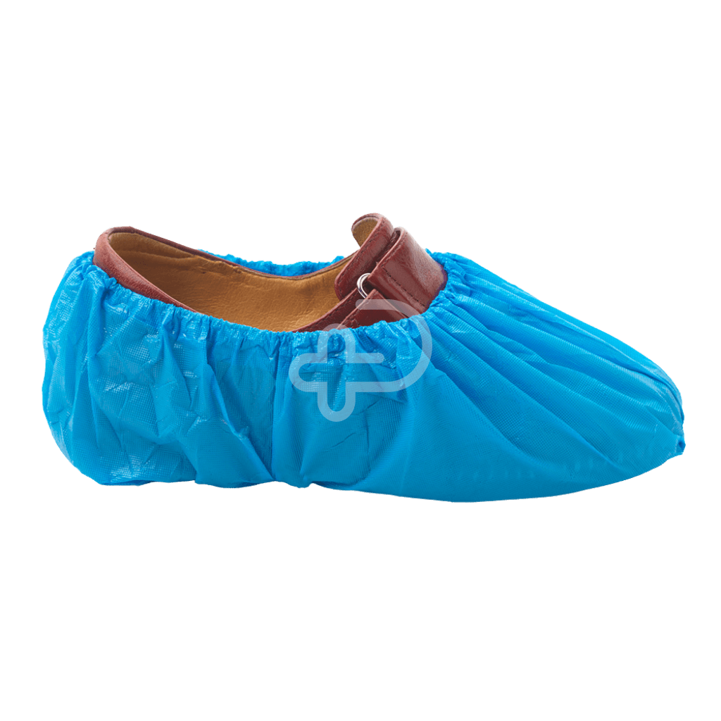 Disposable Plastic Overshoe Cover Cpe Blue Waterproof Over Shoes & Boot Covers