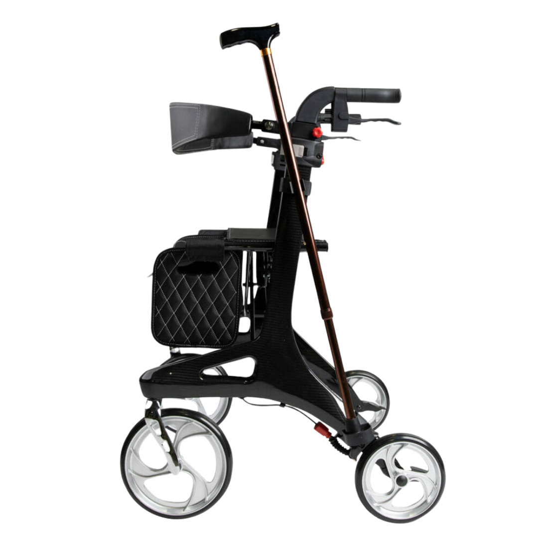 Hero Medical Heavy Duty Outdoor Lite Walker - Carbon Fibre