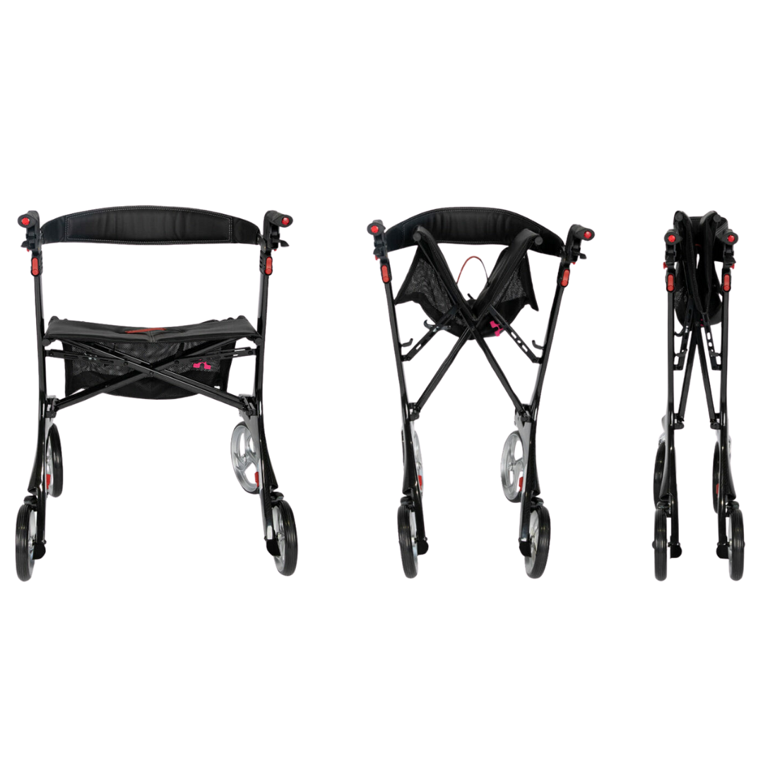 Hero Medical Heavy Duty Outdoor Lite Walker - Carbon Fibre