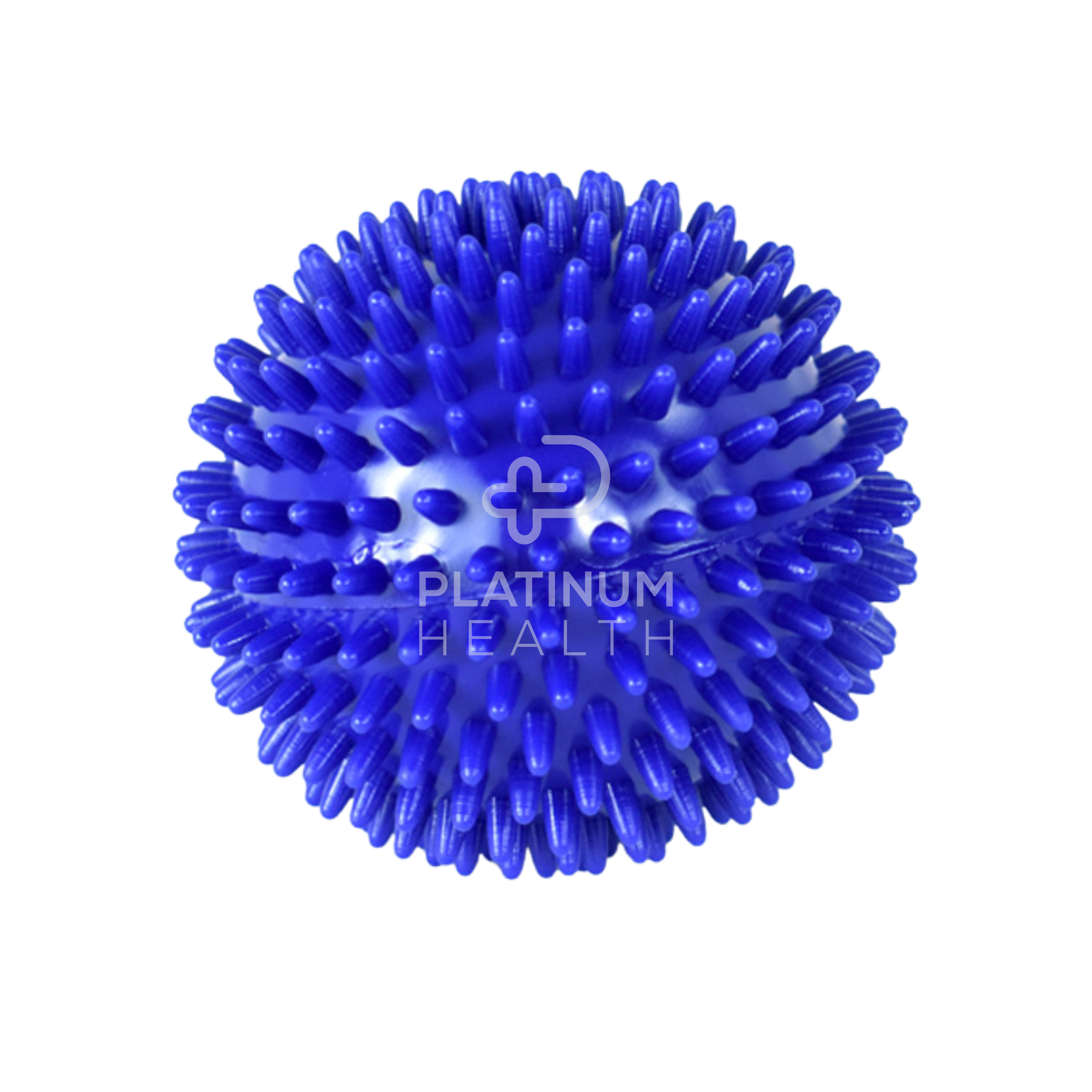 ILS Physio 10cm Blue Reflex Massage Ball – a firm, high-density massage ball designed for deep tissue relief, muscle recovery, and improved circulation