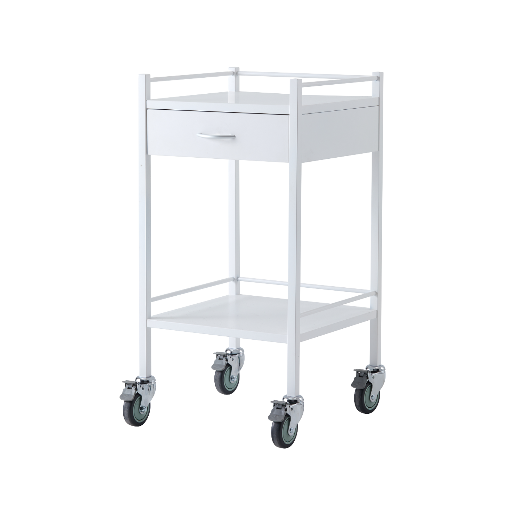 Powder Coated Trolley One Drawer Each Medical Carts & Trolleys
