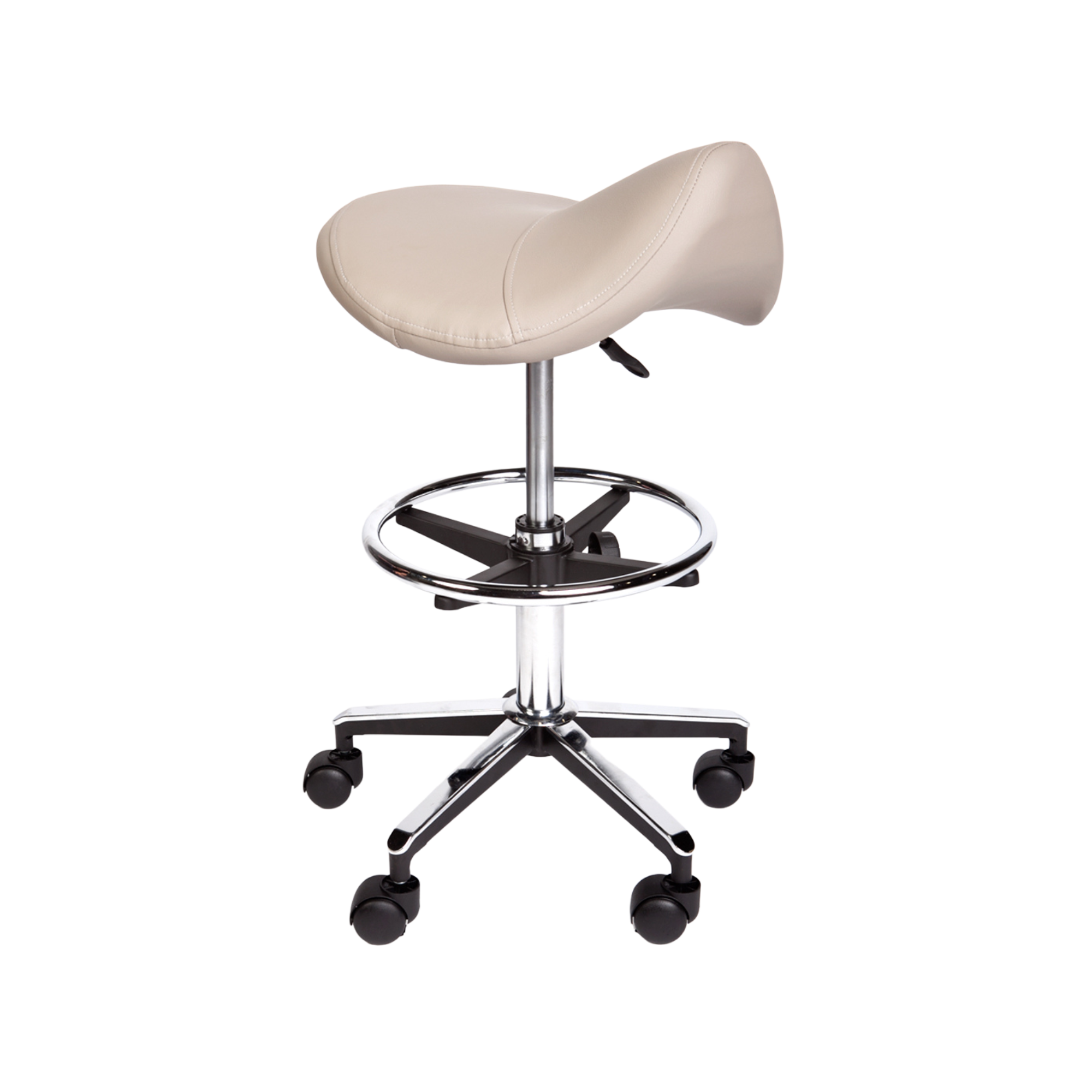 Saddle Stool Premium With Foot Ring Stools Bed Screens & Iv Stands
