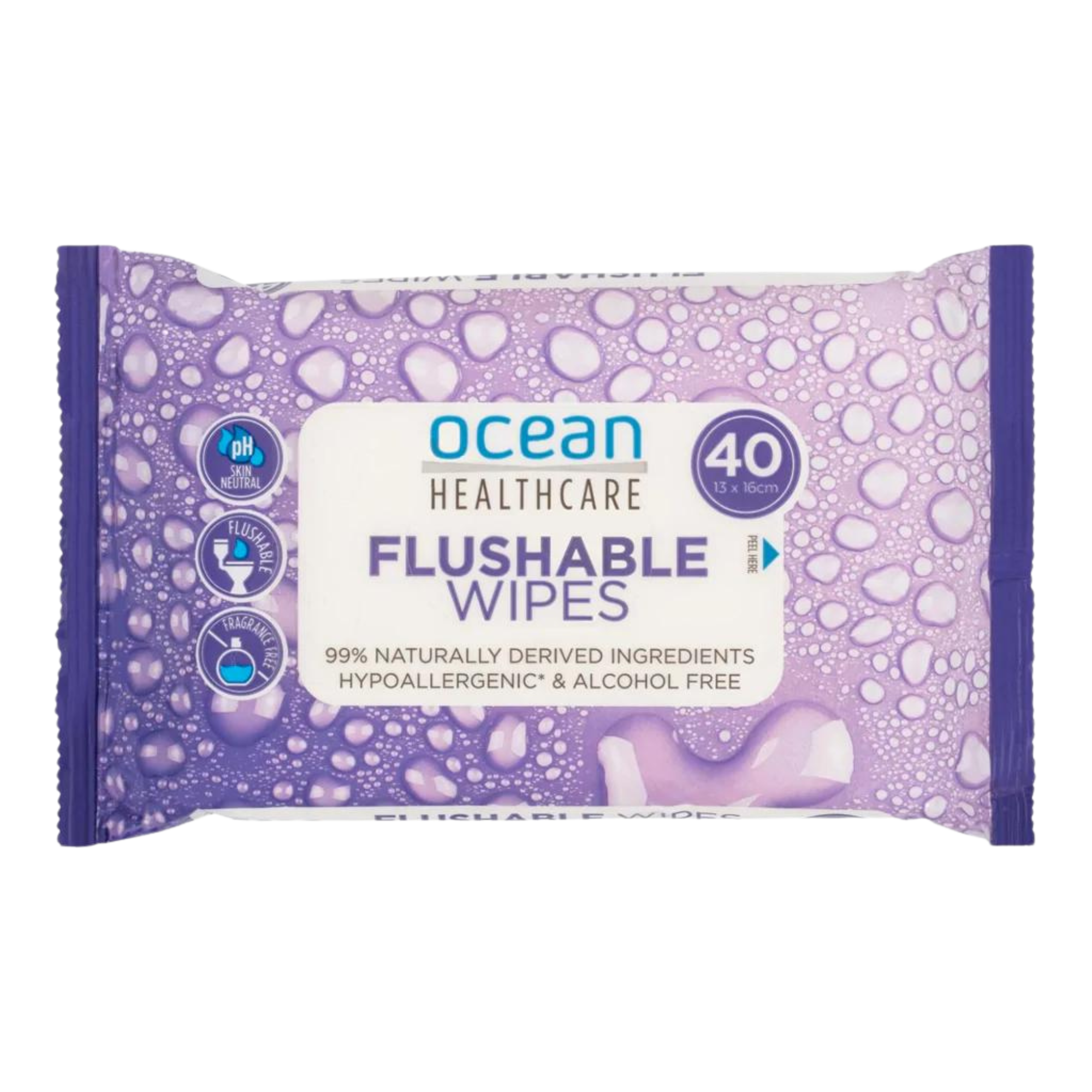 Ocean Healthcare Flushable Wipes Personal