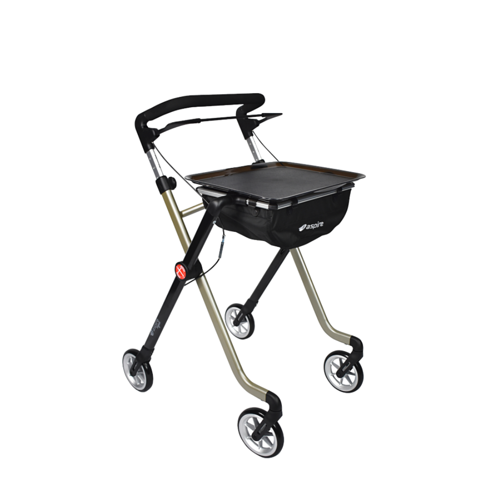 Aspire Vogue Indoor Walker Champagne/Black Walking Aids
