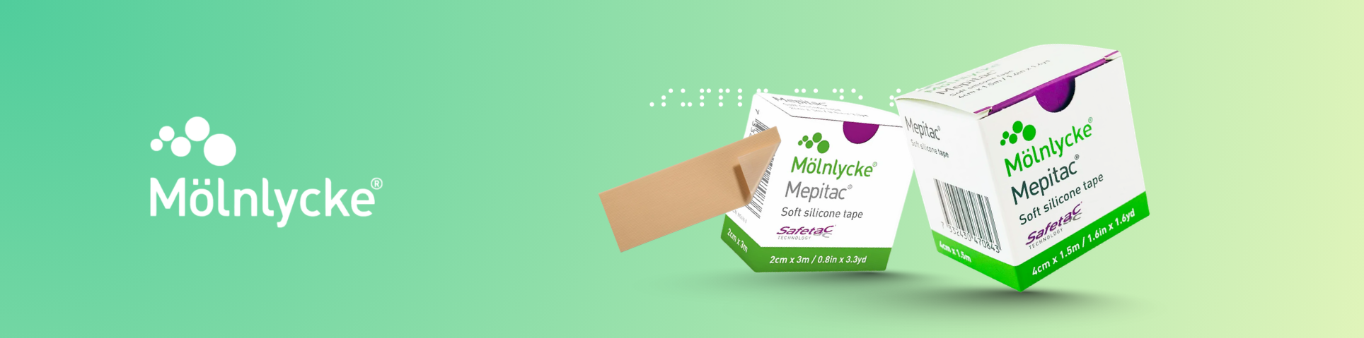 Molnlycke Mepitac Silicone Tape