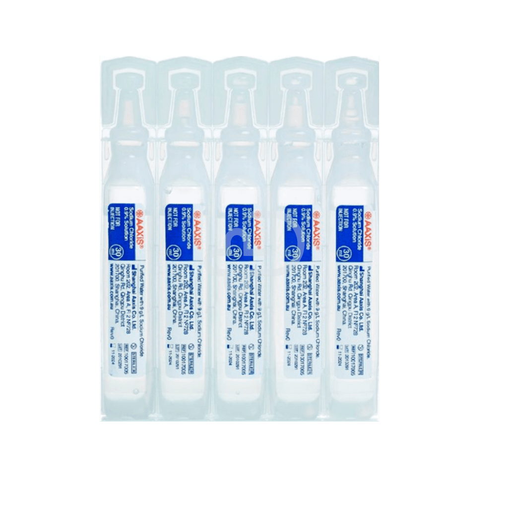 Aaxis Sodium Chloride 0.9% Solution 30ml Nebule