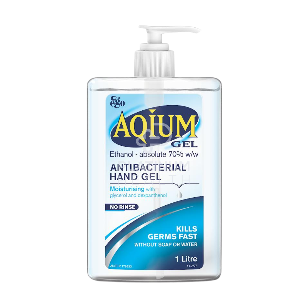 Aqium Antibacterial Hand Sanitiser Hospital Grade Gel