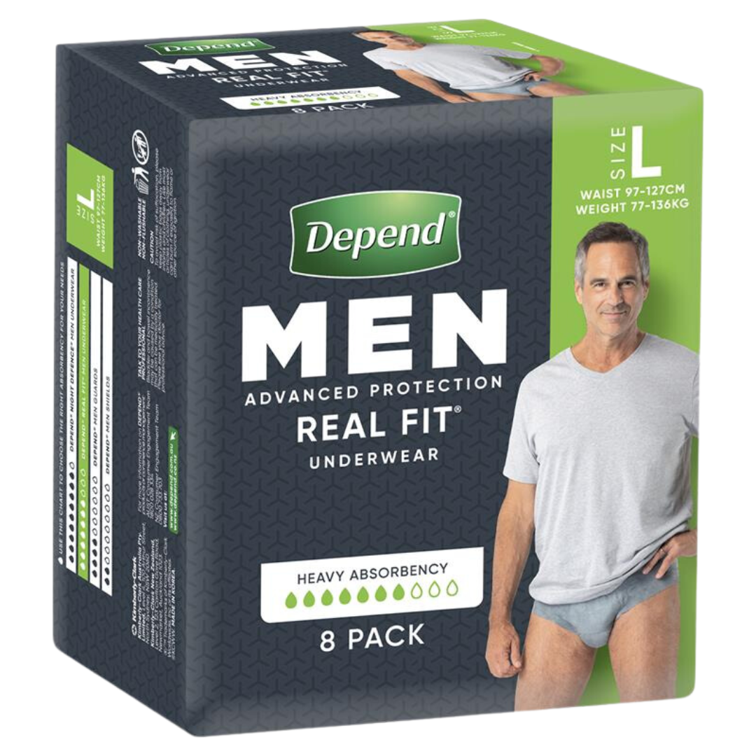 Depend Realfit Underwear For Men Disposable Pads Pants & Liners