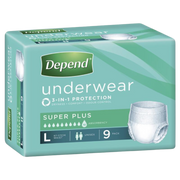 Depend Unisex Underwear Super Plus Large Disposable Pads Pants & Liners