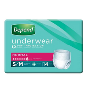 Depend Unisex Underwear Normal Disposable Pads Pants & Liners