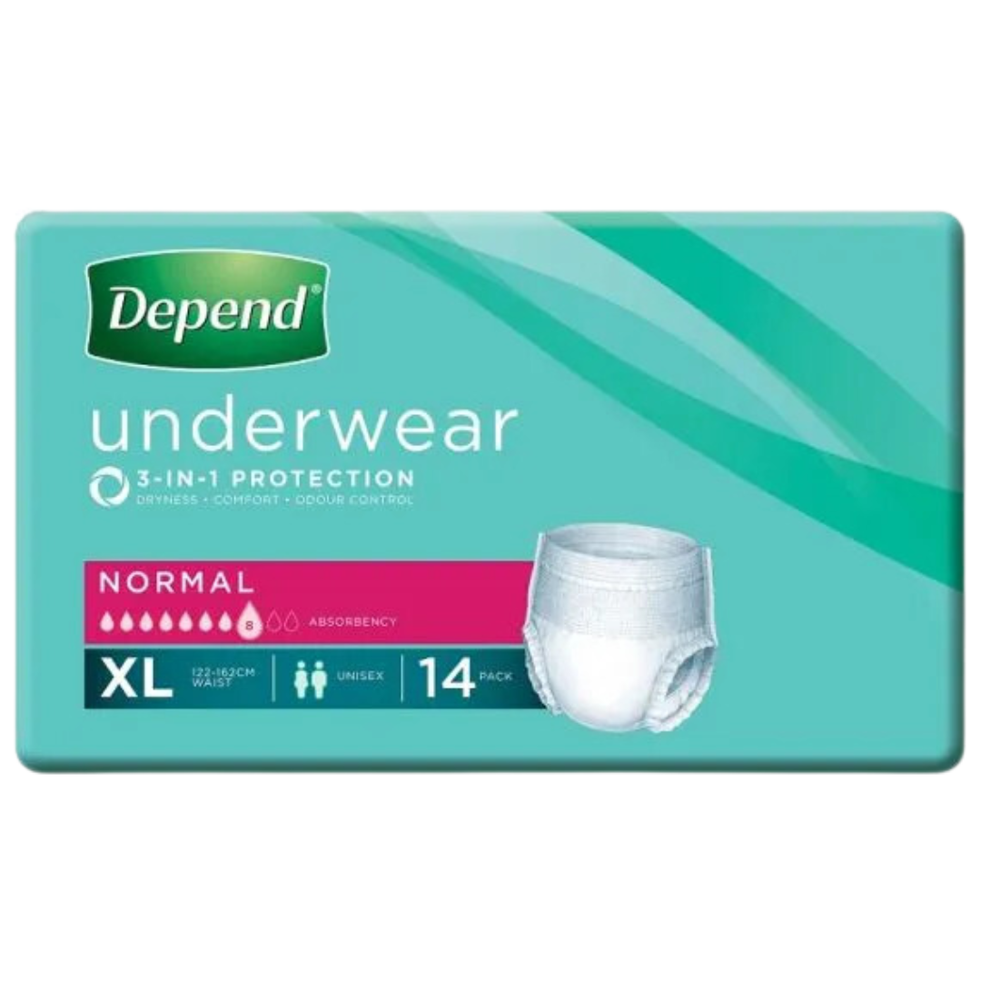 Depend Unisex Underwear Normal
