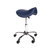 Saddle Stool Standard Gas Lift Adjustable Navy Blue Stools Bed Screens & Iv Stands