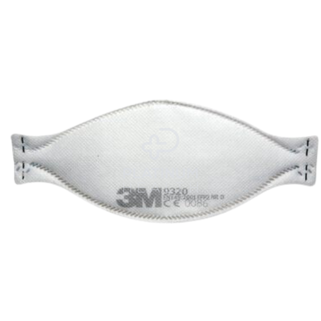 3M P2 9320A+ Flat Fold Particulate Respirator & Surgical Mask