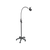 3W LED Examination Light with mobile base and wall mount in black– ideal for medical and clinical use.