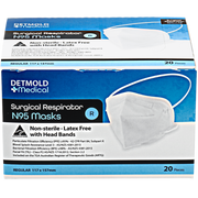 Detmold P2 Surgical Respirator Facemask Head Bands Regular Facemasks & Respirators