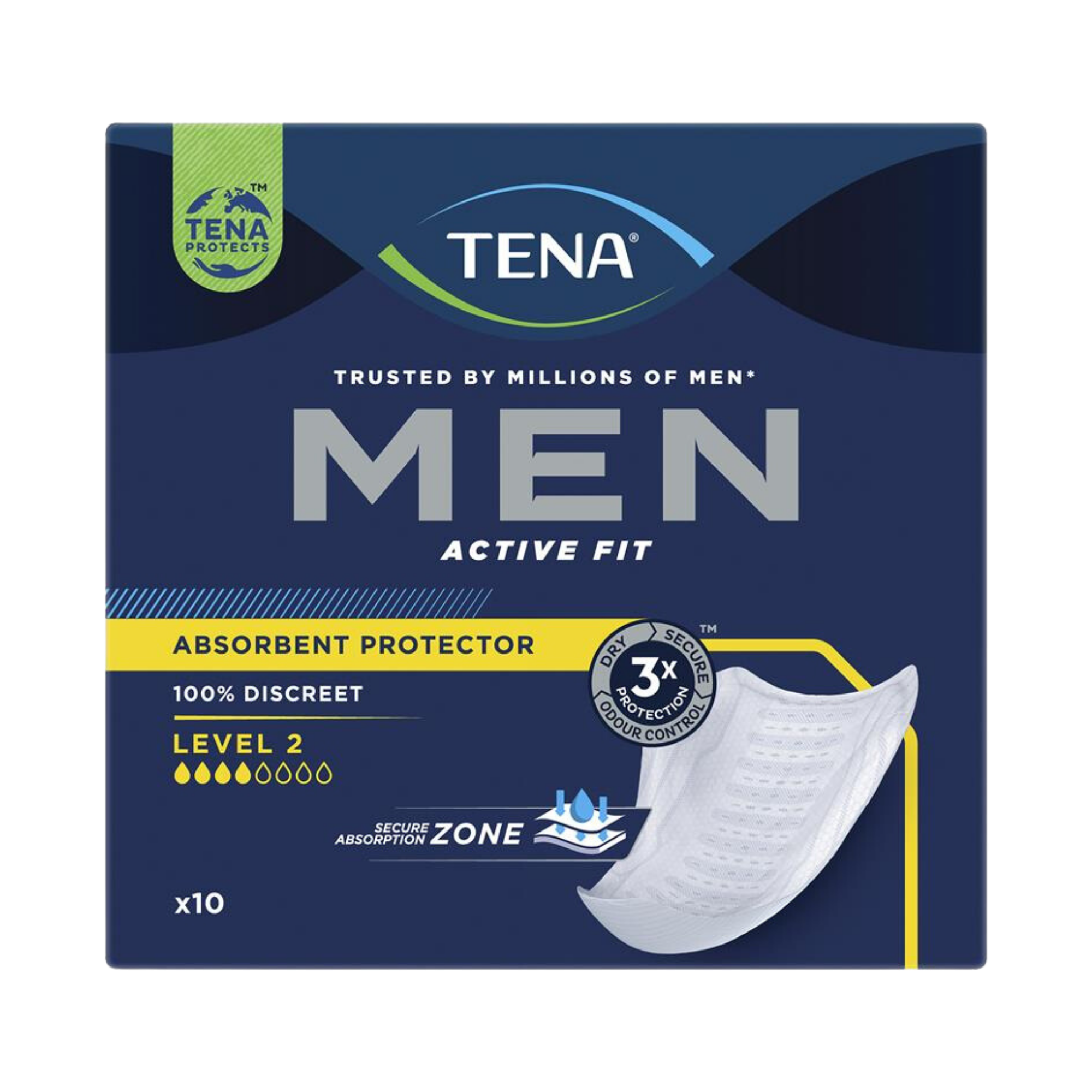 Tena Men Active Fit Absorbent Protector Level 2