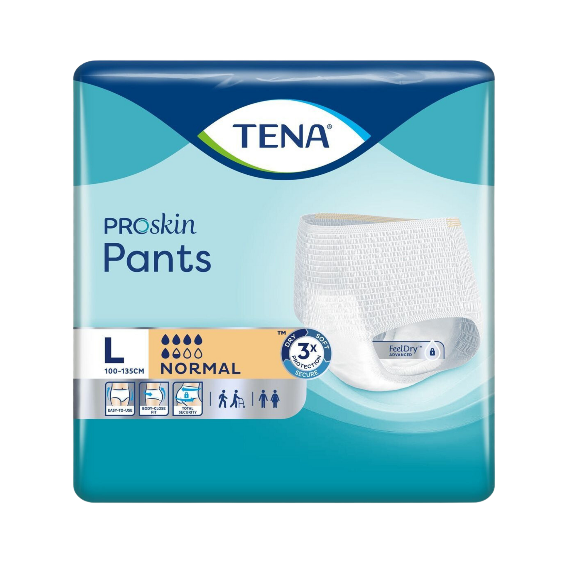 Tena Pants Proskin Normal Large Disposable Pads & Liners