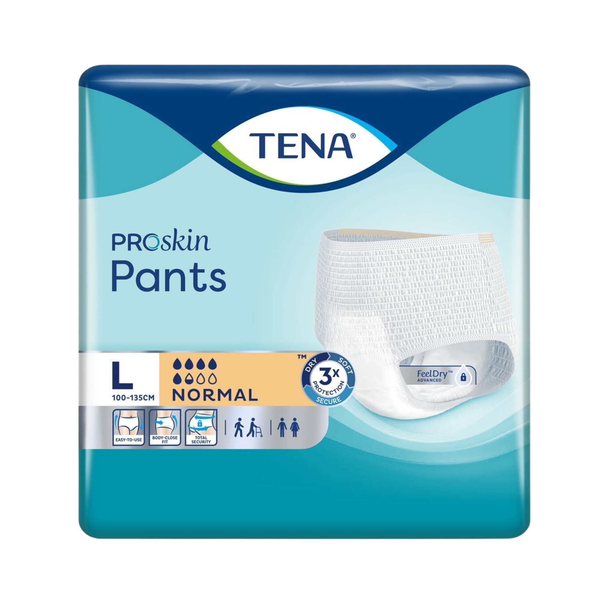 Tena Pants Proskin Normal Large Disposable Pads & Liners