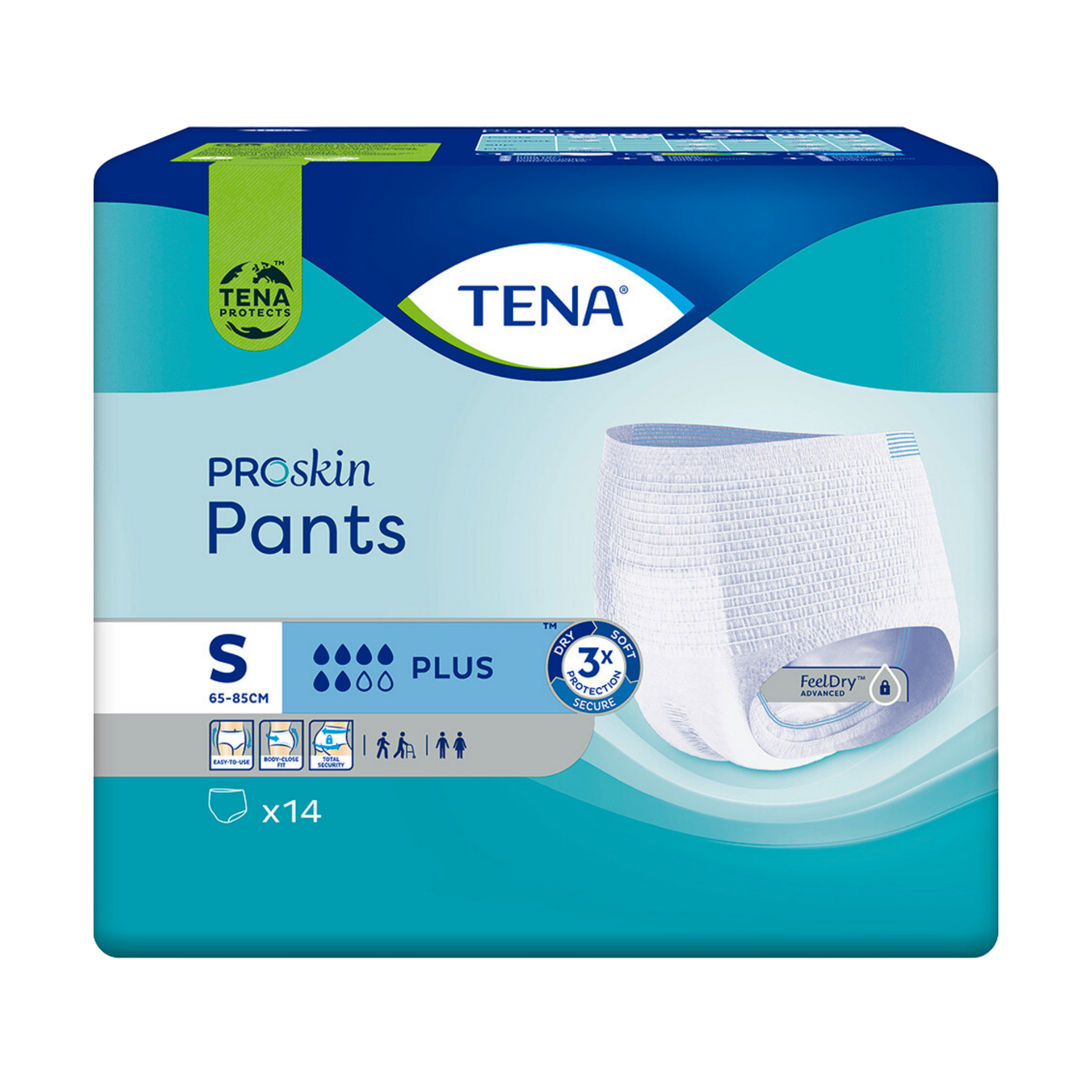 Tena Pants Proskin Plus Small Disposable Pads & Liners